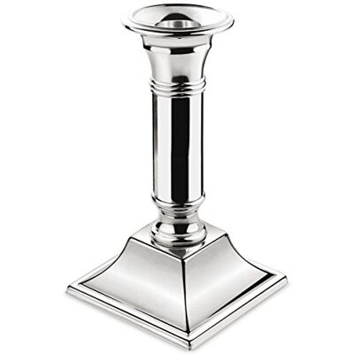 Bredemeijer Świecznik gładki kwadratowy podstawa 22 cm posrebrzany zabezpieczony przed matowieniem Bredemeijer Świecznik gładki kwadratowy podstawa 22 cm posrebrzany zabezpieczony przed matowieniem