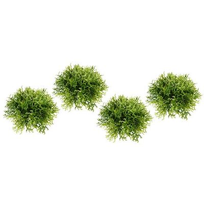 Flair Flower Sztuczna kula z mchu trawa dekoracja na wesele impreza kula dekoracyjna zielona kula sztuczny mch trawa futro krzak kępka półkula wisząca dekoracja stołu sztuczna roślina majsterkowanie mała Flair Flower Sztuczna kula z mchu trawa dekoracja na wesele impreza kula dekoracyjna zielona kula sztuczny mch trawa futro krzak kępka półkula wisząca dekoracja stołu sztuczna roślina majsterkowanie mała