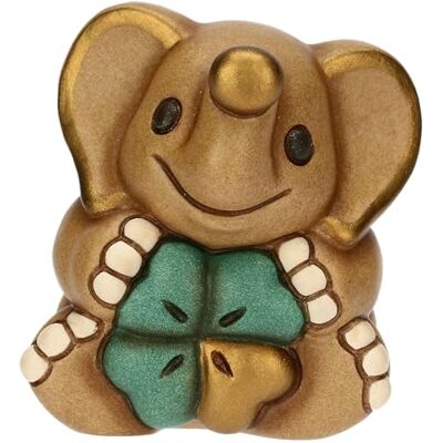 THUN Mały słoń Elly Lucky ceramika kolekcja zwierząt 5,1 x 4,6 x 5,5 cm THUN Mały słoń Elly Lucky ceramika kolekcja zwierząt 5,1 x 4,6 x 5,5 cm