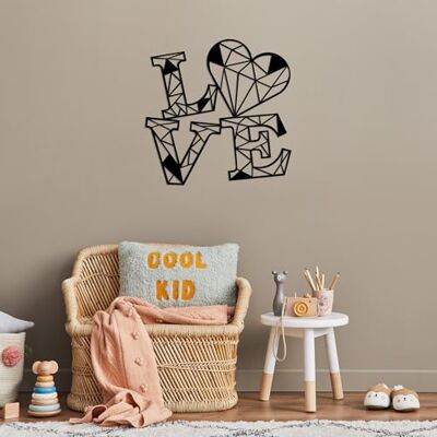 Wallity Stylowe, czarne dekoracyjne akcesoria ścienne, 68 x 68 cm, 100% metal, grubość 1,5 cm, idealna do nowoczesnej dekoracji domu i ekspozycji artystycznej Wallity Stylowe, czarne dekoracyjne akcesoria ścienne, 68 x 68 cm, 100% metal, grubość 1,5 cm, idealna do nowoczesnej dekoracji domu i ekspozycji artystycznej