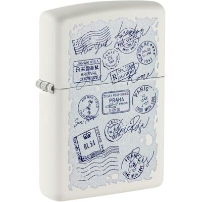 Zippo Zapalniczka Sztormowa Stamps Design, Kolorowy Obraz, Wielokrotnego Użytku, Wiatroszczelna Konstrukcja, Pudełko Prezentowe, Wyprodukowana w USA Zippo Zapalniczka Sztormowa Stamps Design, Kolorowy Obraz, Wielokrotnego Użytku, Wiatroszczelna Konstrukcja, Pudełko Prezentowe, Wyprodukowana w USA