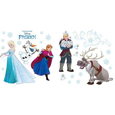 Komar 16408 naklejka na okno Frozen Snowflake, kolorowa Komar 16408 naklejka na okno Frozen Snowflake, kolorowa