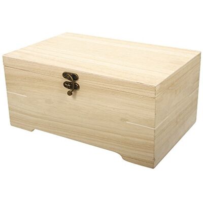 Rayher HOBBY 62196000 drewniana szkatułka z wkładem, 2-częściowa, beżowa, 28 x 18 x 13,5 cm, 6 przegródek Rayher HOBBY 62196000 drewniana szkatułka z wkładem, 2-częściowa, beżowa, 28 x 18 x 13,5 cm, 6 przegródek
