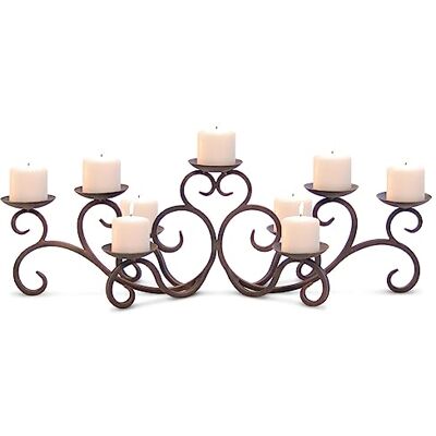 Pilgrim Home and Hearth 17502 Hawthorne Candelabra świecznik, postarzany brąz Pilgrim Home and Hearth 17502 Hawthorne Candelabra świecznik, postarzany brąz