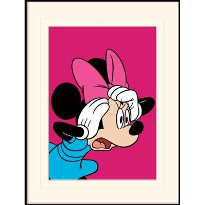 Disney Junior Minnie Mouse (wstrząs) 30 x 40 cm zamontowana i oprawiona Disney Junior Minnie Mouse (wstrząs) 30 x 40 cm zamontowana i oprawiona
