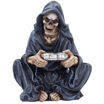 Nemesis Now The Final Boss Grim Reaper Figurka gracza 15,3 cm – Ozdoba szkieletu do gier, Ciemny Humor Kolekcjonerska Dekoracja Nemesis Now The Final Boss Grim Reaper Figurka gracza 15,3 cm – Ozdoba szkieletu do gier, Ciemny Humor Kolekcjonerska Dekoracja