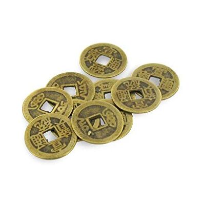 lachineuse 10 talizmanów na szczęście SAPEQUES 24 mm Feng Shui Fortuness stradition lachineuse 10 talizmanów na szczęście SAPEQUES 24 mm Feng Shui Fortuness stradition
