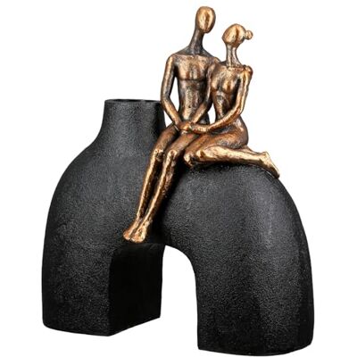 Casablanca modernes Design Casablanca wazon Movement żywica syntetyczna czarny metaliczny wygląd szerokość 23 cm kształt mężczyzny kobiety Casablanca modernes Design Casablanca wazon Movement żywica syntetyczna czarny metaliczny wygląd szerokość 23 cm kształt mężczyzny kobiety