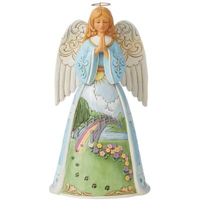 Enesco Jim Shore Heartwood Creek Rainbow Bridge Anioł zwierzę domowe figurka pamiątkowa 6008762 Enesco Jim Shore Heartwood Creek Rainbow Bridge Anioł zwierzę domowe figurka pamiątkowa 6008762