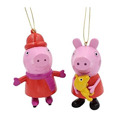 Kurt Adler 8,5-10 cm świnka Peppa forma na brzuch Boże Narodzenie ozdoba 2 różne Kurt Adler 8,5-10 cm świnka Peppa forma na brzuch Boże Narodzenie ozdoba 2 różne