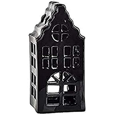 Pandecor Comarco Sa 11751 świecznik ceramiczny, czarny, 10 x 7 x 17 cm Pandecor Comarco Sa 11751 świecznik ceramiczny, czarny, 10 x 7 x 17 cm