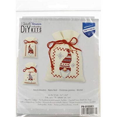 Vervaco PN-0148429 Zestaw do wyszywania krzyżykowego - Bawełna - Biały Vervaco PN-0148429 Zestaw do wyszywania krzyżykowego - Bawełna - Biały