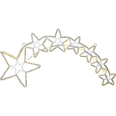 Star Trading Star Silhouette Tapesil, 300 SMD LED, gwiazdy, metal, biały, 0,15 x 10,2 x 5,3 cm Star Trading Star Silhouette Tapesil, 300 SMD LED, gwiazdy, metal, biały, 0,15 x 10,2 x 5,3 cm