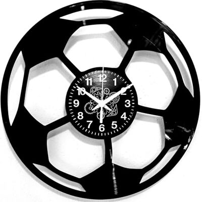 Instant Karma Clocks Zegar ścienny w kształcie piłki nożnej Projekt sportowy, pomysł na prezent dekoracja ścienna Instant Karma Clocks Zegar ścienny w kształcie piłki nożnej Projekt sportowy, pomysł na prezent dekoracja ścienna