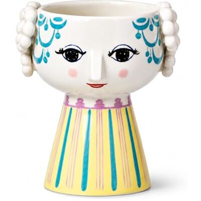 Bjørn Wiinblad Rosendahl, Eva Candle Holder H9.5 Light Blue, Świecznik, Jasnoniebieski, Unisex-Adult. Bjørn Wiinblad Rosendahl, Eva Candle Holder H9.5 Light Blue, Świecznik, Jasnoniebieski, Unisex-Adult.