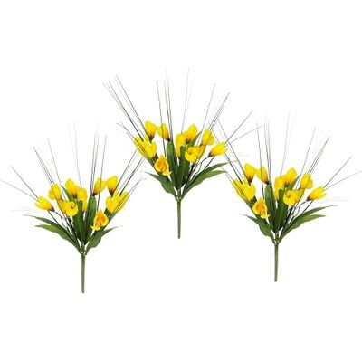 Flair Flower Krzew krokusowy z trawą, 25 cm, zestaw 3 sztuk, sztuczne kwiaty, mała roślina, wiosenna dekoracja, kwiaty, dekoracja wielkanocna, gniazdko wielkanocne, bukiet Flair Flower Krzew krokusowy z trawą, 25 cm, zestaw 3 sztuk, sztuczne kwiaty, mała roślina, wiosenna dekoracja, kwiaty, dekoracja wielkanocna, gniazdko wielkanocne, bukiet