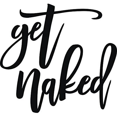 Vivegate 'Get Naked Sign – Get Naked Sign for Bathroom Wall Decor Bath Word Art Decals Black Metal Litters (Duży 46X64 cm) Vivegate 'Get Naked Sign – Get Naked Sign for Bathroom Wall Decor Bath Word Art Decals Black Metal Litters (Duży 46X64 cm)