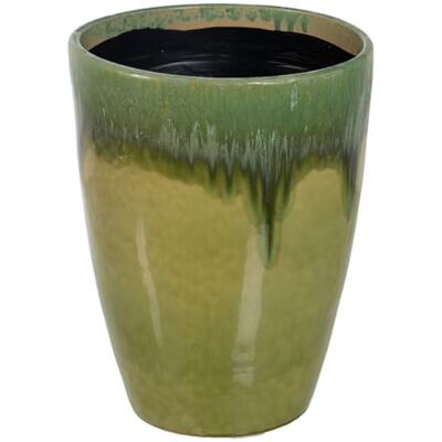 BigBuy Home Wazon Zielony Kamionka 41,5 x 41,5 x 53,5 cm BigBuy Home Wazon Zielony Kamionka 41,5 x 41,5 x 53,5 cm