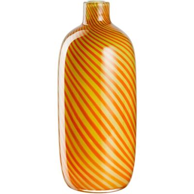 Leonardo HOME Filo Colori Wazon 1 sztuka, ręcznie wykonane dzieło sztuki, unikat, piękny kształt, namiętny lampion, nowoczesny wazon dekoracyjny jako atrakcja, wysokość 32,7 cm, żółty, 047516 Leonardo HOME Filo Colori Wazon 1 sztuka, ręcznie wykonane dzieło sztuki, unikat, piękny kształt, namiętny lampion, nowoczesny wazon dekoracyjny jako atrakcja, wysokość 32,7 cm, żółty, 047516
