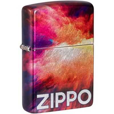 Zippo Zapalniczka Sztormowa Tie Dye Multicolor, Druk 540 Fusion, Tumbled Chrome, do Ponownego Napełniania, Wielokrotnego Użytku, Wiatroodporna Konstrukcja, Pudełko Prezentowe, Wyprodukowano w USA Zippo Zapalniczka Sztormowa Tie Dye Multicolor, Druk 540 Fusion, Tumbled Chrome, do Ponownego Napełniania, Wielokrotnego Użytku, Wiatroodporna Konstrukcja, Pudełko Prezentowe, Wyprodukowano w USA