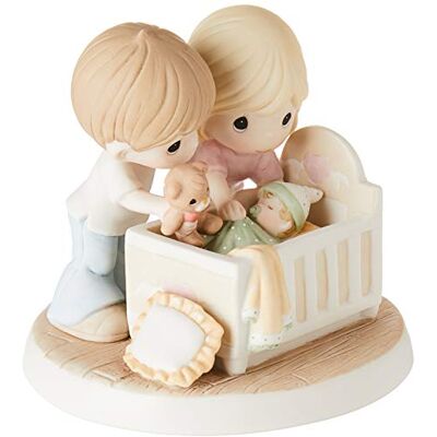 Precious Moments , We're Glad You Came Into Our Lives, Bisque porcelanowa figurka, rodzina, 132002 Precious Moments , We're Glad You Came Into Our Lives, Bisque porcelanowa figurka, rodzina, 132002