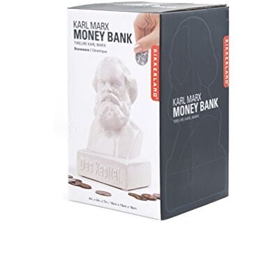 KIKKERLAND Skarbonka trupia czaszka Karl Marx KIKKERLAND Skarbonka trupia czaszka Karl Marx