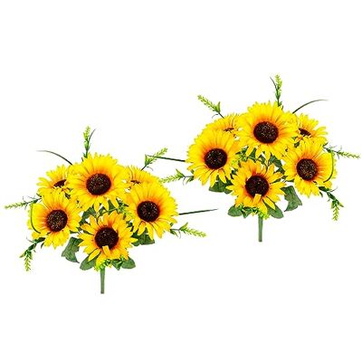 Flair Flower Sztuczne kwiaty, słoneczniki, sztuczne kwiaty, dekoracja, jedwabne kwiaty, bukiet kwiatów, bukiet kwiatów, dekoracja stołu Flair Flower Sztuczne kwiaty, słoneczniki, sztuczne kwiaty, dekoracja, jedwabne kwiaty, bukiet kwiatów, bukiet kwiatów, dekoracja stołu
