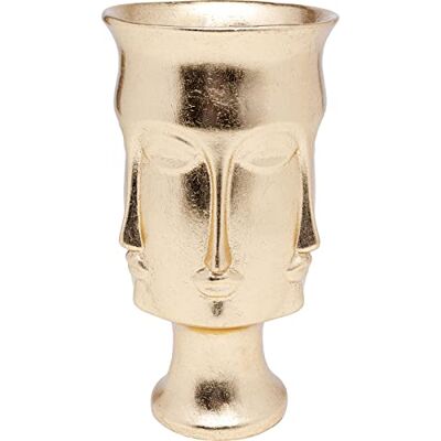 Kare Designerski wazon dekoracyjny Jasper wazon na kwiaty, wazon stołowy, złoty, wysokość artykułu 37 cm Kare Designerski wazon dekoracyjny Jasper wazon na kwiaty, wazon stołowy, złoty, wysokość artykułu 37 cm