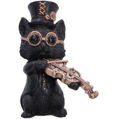 Nemesis Now Music Meowstro Steampunk kolekcja figurek kota – muzyczna ozdoba z żywicy kota (skrzypce) Nemesis Now Music Meowstro Steampunk kolekcja figurek kota – muzyczna ozdoba z żywicy kota (skrzypce)