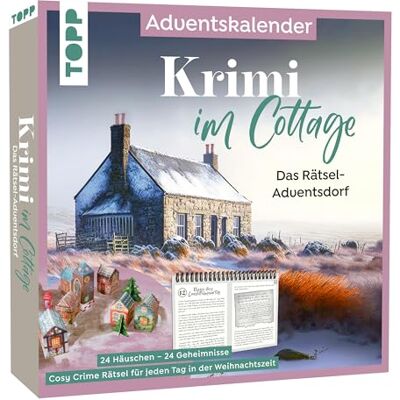 TOPP Krimi im Cottage Das Rätsel-Weihnachtsdorf Adventskalender: 24 Häuschen 24 Rätsel. Cosy Crime Adventskalender zum Zusammenbauen, Rätseln und Wohlfühlen. Mit Krimi-Rätsel-Story für 24 Tage TOPP Krimi im Cottage Das Rätsel-Weihnachtsdorf Adventskalender: 24 Häuschen 24 Rätsel. Cosy Crime Adventskalender zum Zusammenbauen, Rätseln und Wohlfühlen. Mit Krimi-Rätsel-Story für 24 Tage