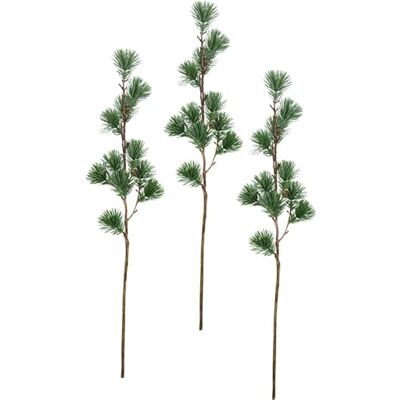 Flair Flower Sztuczna gałąź modrzewia, 65 cm, zestaw 3 gałązek, sztuczna gałąź, gałąź dekoracyjna, zielona jodła, akcesoria dekoracyjne do wieńca adwentowego, girlandy, dekoracja bożonarodzeniowa, sztuczna gałązka Flair Flower Sztuczna gałąź modrzewia, 65 cm, zestaw 3 gałązek, sztuczna gałąź, gałąź dekoracyjna, zielona jodła, akcesoria dekoracyjne do wieńca adwentowego, girlandy, dekoracja bożonarodzeniowa, sztuczna gałązka