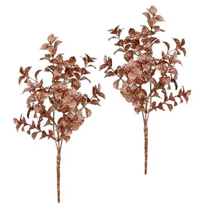 Flair Flower Mini-Ilex gałązka z brokatem, sztuczna roślina, krzew, sztuczna gałąź, dekoracja bożonarodzeniowa, wieńce, wieniec adwentowy, girlanda gałąź, dekoracja bożonarodzeniowa, 2 sztuki w zestawie Flair Flower Mini-Ilex gałązka z brokatem, sztuczna roślina, krzew, sztuczna gałąź, dekoracja bożonarodzeniowa, wieńce, wieniec adwentowy, girlanda gałąź, dekoracja bożonarodzeniowa, 2 sztuki w zestawie