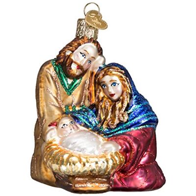 Old World Christmas Szklane dmuchane ozdoby na choinkę święta rodzina Old World Christmas Szklane dmuchane ozdoby na choinkę święta rodzina