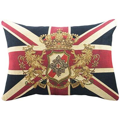 furn. Evans Lichfield Union Jack poduszka wypełniona piórem lew Multi, 40 x 60 cm furn. Evans Lichfield Union Jack poduszka wypełniona piórem lew Multi, 40 x 60 cm