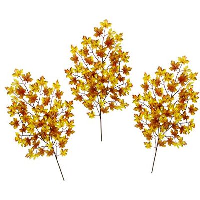 Flair Flower Gałązka klonu, liść klonu, sztuczne kwiaty, jesienne liście, gałązka liści, dekoracyjna gałąź, florystyka, dekoracja kwiatowa, gałąź, gałąź, jesienna dekoracja, sztuczna gałąź, gałąź, dekoracyjna Flair Flower Gałązka klonu, liść klonu, sztuczne kwiaty, jesienne liście, gałązka liści, dekoracyjna gałąź, florystyka, dekoracja kwiatowa, gałąź, gałąź, jesienna dekoracja, sztuczna gałąź, gałąź, dekoracyjna