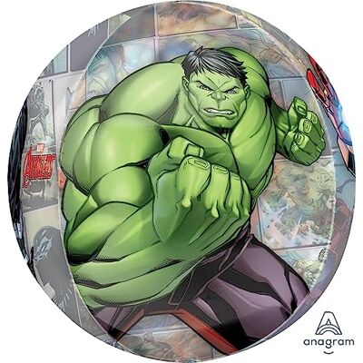 amscan 4071201 4071201-Avengers Powers Unite Orbz balon foliowy 16, wiele amscan 4071201 4071201-Avengers Powers Unite Orbz balon foliowy 16, wiele