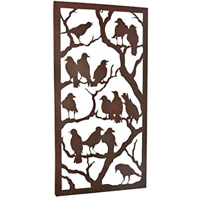 Design Toscano MH21577 Noc Kruków Metalowa rzeźba ścienna Design Toscano MH21577 Noc Kruków Metalowa rzeźba ścienna