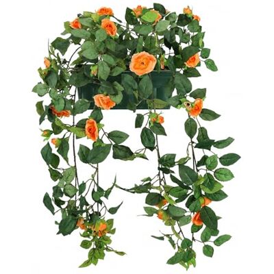 Flair Flower Sztuczne kwiaty w pudełku, 57 cm, dekoracyjne róże, sztuczne róże, krzak, dzika róża, sztuczna roślina, dekoracja ślubna, dekoracja kwiatowa, jedwabne kwiaty, dekoracyjne kwiaty Flair Flower Sztuczne kwiaty w pudełku, 57 cm, dekoracyjne róże, sztuczne róże, krzak, dzika róża, sztuczna roślina, dekoracja ślubna, dekoracja kwiatowa, jedwabne kwiaty, dekoracyjne kwiaty