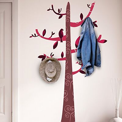 WALPLUS Naklejki ścienne usuwalne samoprzylepne kolorowy wzór drzewo hak mural sztuka naklejki winylowe dekoracja domu DIY salon sypialnia biuro dekoracja tapeta pokój dziecięcy prezent 58 x 55 cm, wielokolorowa, wielokolorowa WALPLUS Naklejki ścienne usuwalne samoprzylepne kolorowy wzór drzewo hak mural sztuka naklejki winylowe dekoracja domu DIY salon sypialnia biuro dekoracja tapeta pokój dziecięcy prezent 58 x 55 cm, wielokolorowa, wielokolorowa