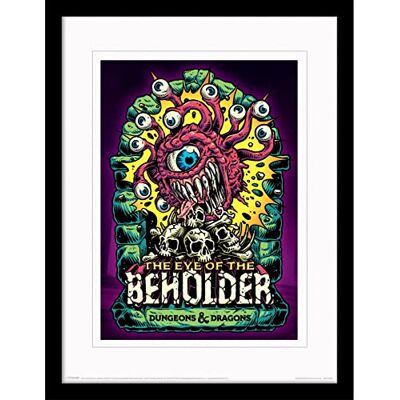Pyramid Dungeons and Dragons Print in Black Picture Frame Collector Edition (Beholder Design) Dungeons and Dragons Wall Art, 30 cm x 40 cm. Dungeons and Dragons Gifts Oficjalny towar Pyramid Dungeons and Dragons Print in Black Picture Frame Collector Edition (Beholder Design) Dungeons and Dragons Wall Art, 30 cm x 40 cm. Dungeons and Dragons Gifts Oficjalny towar