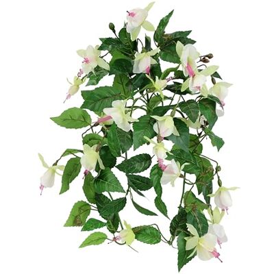 Flair Flower Sztuczne kwiaty, zawieszka w kształcie fuksji, roślina z kwiatami, sztuczne kwiaty, jedwabne kwiaty, wiszące jedwabne kwiaty, sztuczne rośliny pnące petunii, taras, rośliny balkonowe, dekoracja Flair Flower Sztuczne kwiaty, zawieszka w kształcie fuksji, roślina z kwiatami, sztuczne kwiaty, jedwabne kwiaty, wiszące jedwabne kwiaty, sztuczne rośliny pnące petunii, taras, rośliny balkonowe, dekoracja