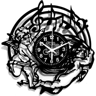 Instant Karma Clocks Zegar ścienny z winylu na ścianę LP 33 Instant Karma pomysł na prezent Vintage Handmade-Decektion dom Love Angeli Leise Instant Karma Clocks Zegar ścienny z winylu na ścianę LP 33 Instant Karma pomysł na prezent Vintage Handmade-Decektion dom Love Angeli Leise