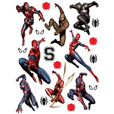 AG Design Marvel Spider Man naklejka ścienna, 1 część, folia PVC (bez ftalanów), wielokolorowa, 65 x 85 cm AG Design Marvel Spider Man naklejka ścienna, 1 część, folia PVC (bez ftalanów), wielokolorowa, 65 x 85 cm