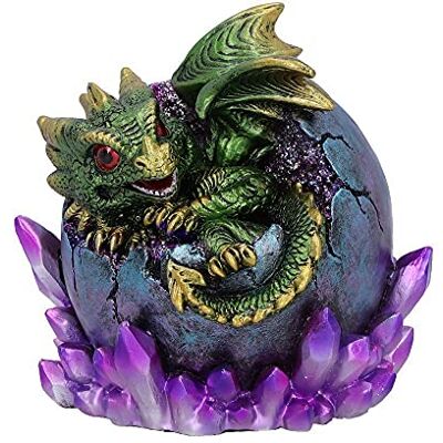 Nemesis Now Emerald Hatchling Glow Dragonling Green Dragonling Kryształowa Figurka, 12,5 cm Nemesis Now Emerald Hatchling Glow Dragonling Green Dragonling Kryształowa Figurka, 12,5 cm