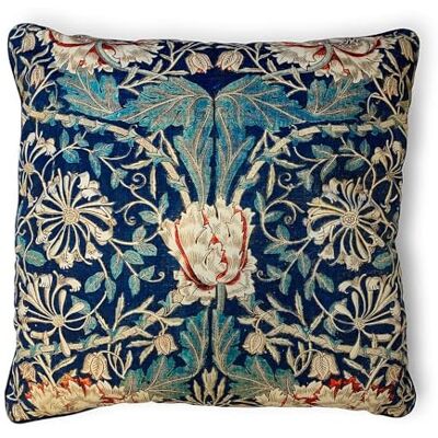 Grupa Artystyczna William Morris Honeysuckle Poduszka - 55 x 55cm Piping Velour Grupa Artystyczna William Morris Honeysuckle Poduszka - 55 x 55cm Piping Velour