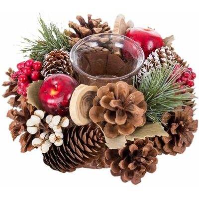 BigBuy Home Ozdoba świąteczna naturalna wielokolorowa 18 x 18 x 8,5 cm Marka: EAN: 8445147231719 BigBuy Home Ozdoba świąteczna naturalna wielokolorowa 18 x 18 x 8,5 cm Marka: EAN: 8445147231719