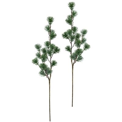 Flair Flower Sztuczna gałąź modrzewiowa, 80 cm, zestaw 2 sztuk, sztuczna gałąź choinkowa, zielona, akcesoria dekoracyjne do wieńca adwentowego, girlanda, dekoracja bożonarodzeniowa, gałąź, zimozielone drzewa Flair Flower Sztuczna gałąź modrzewiowa, 80 cm, zestaw 2 sztuk, sztuczna gałąź choinkowa, zielona, akcesoria dekoracyjne do wieńca adwentowego, girlanda, dekoracja bożonarodzeniowa, gałąź, zimozielone drzewa