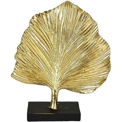 Flair Flower Kreatywna rzeźba z liści miłorzębu, dekoracja domu, na biurko, kreatywna rzeźba, metalowe liście, dekoracja do salonu, korytarza, sypialni, na biurko, jako prezent Flair Flower Kreatywna rzeźba z liści miłorzębu, dekoracja domu, na biurko, kreatywna rzeźba, metalowe liście, dekoracja do salonu, korytarza, sypialni, na biurko, jako prezent