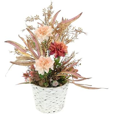 Flair Flower Sztuczne kwiaty, dalie w doniczce, 50 cm, dekoracja kwiatowa, dekoracja na Halloween, jesień, jesień, jesień, dekoracja jesienna, sztuczne kwiaty, jedwabne kwiaty, Święto Dziękczynienia, Mauve Flair Flower Sztuczne kwiaty, dalie w doniczce, 50 cm, dekoracja kwiatowa, dekoracja na Halloween, jesień, jesień, jesień, dekoracja jesienna, sztuczne kwiaty, jedwabne kwiaty, Święto Dziękczynienia, Mauve