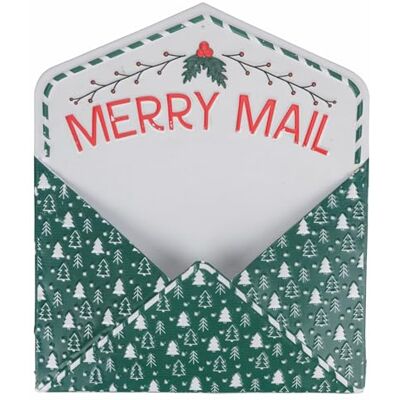 Tivoli Dekoracja świąteczna żelazna ścienna stojak na listy, XMas Tivoli Dekoracja świąteczna żelazna ścienna stojak na listy, XMas